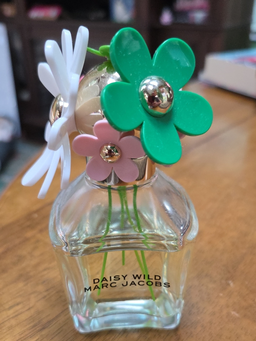 Marc Jacobs Daisy Wild Floral Bottle with Flower Accents - 3.3oz. Partially Used